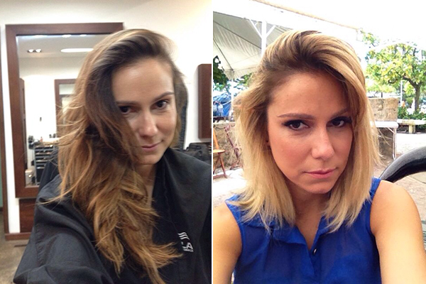 O antes e o depois de Aline Fanju